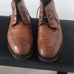 Cole Haan Tan Leather Chukka Boots